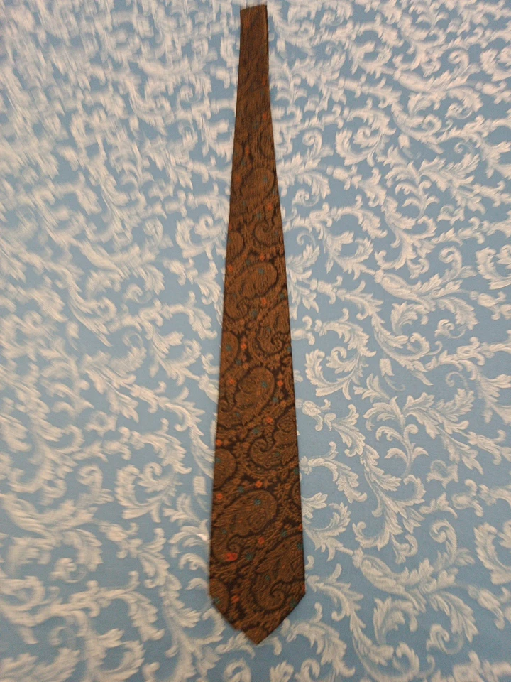 VALENTINO 100% SILK TIE SETA CRAVATTA NECKTIE MADE IN ITALY Nuova Foto.  PL - Imagen 3 de 4