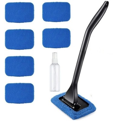 Windshield Cleaner Tool Car Window Cleaner with 6 Reusable
