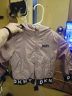 DKNY Girls Long Sleeve Dusty Pink Full Zipper Jacket, Size 4, Great Condion — photo 1