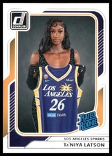 2026 Donruss WNBA #100 Ta'Niya Latson