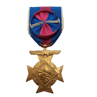 1.3/12/25 (REF32677) Médaille des services militaires volontaires aéronautiques