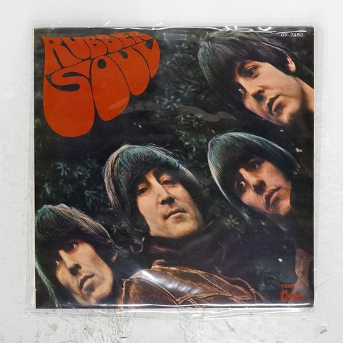 BEATLES RUBBER SOUL ODEON OP7450 Japan RED VINYL FLIPBACK COVER VINYL LP