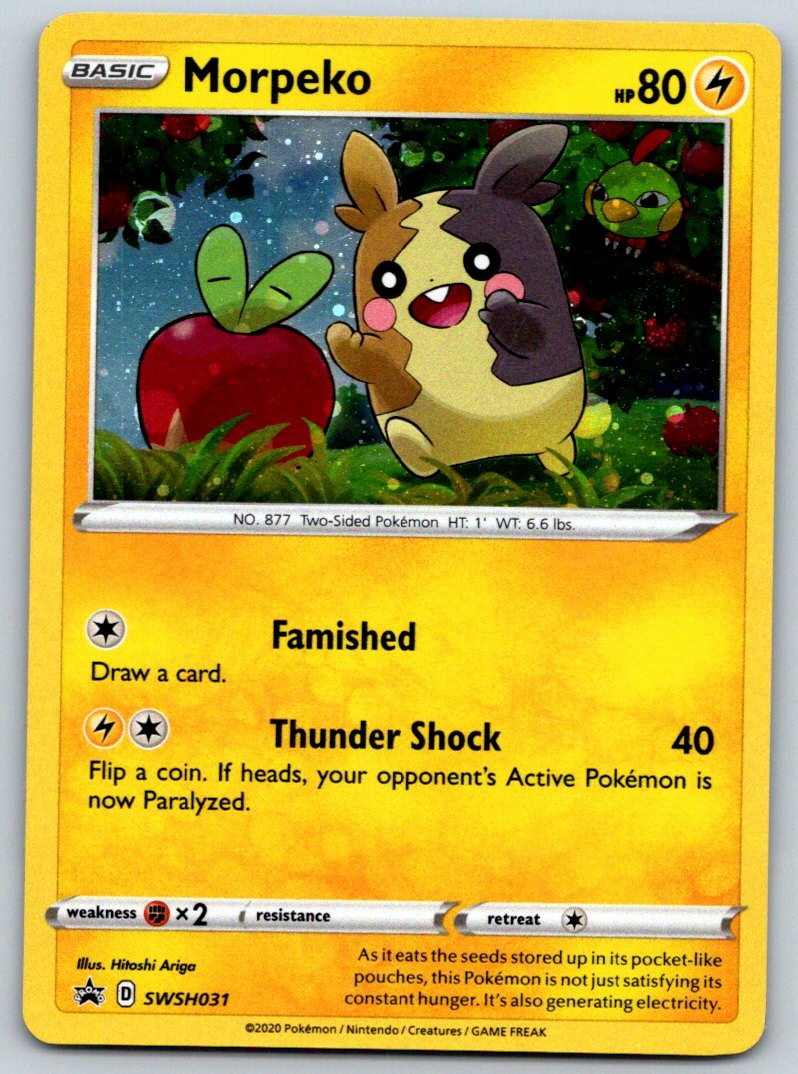 Morpeko Holofoil Promo SWSH: Sword & Shield Promo Cards [SWSD - SWSH031] - LP