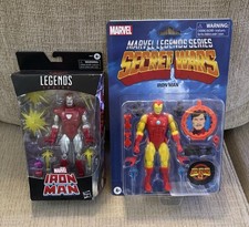 Marvel Legends Lot Of 2 Iron Man Action Figures Centurion & Secret Wars Both NEW