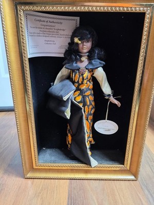 knightsbridge sammlung orange-weiß Bild Mädchen gerahmt Ladenaufsteller selten