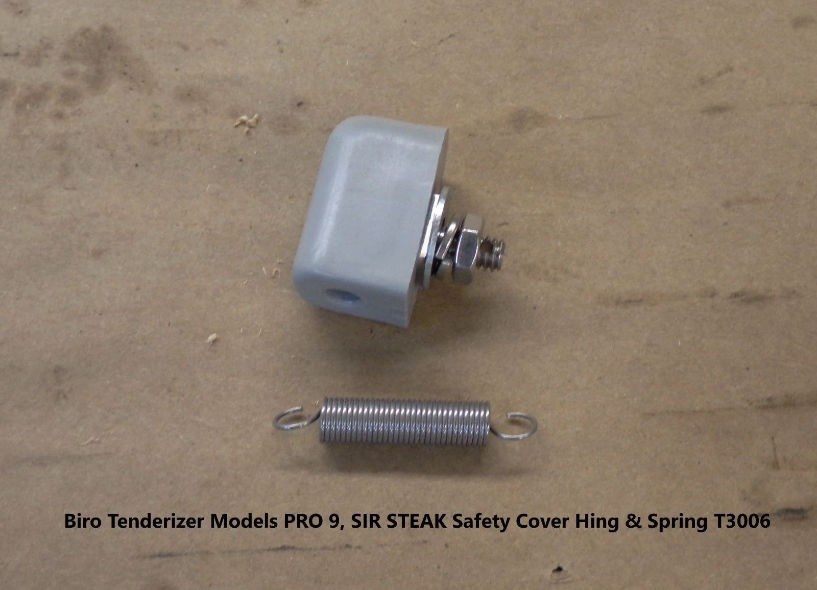 Biro Tenderizer Models PRO 9, SIR STEAK Safety Cover Hing & Spring T3006