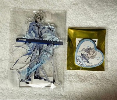 Identity V Composer Sound Wave Acrylic Stand & Heart Can Badges Set  Winter