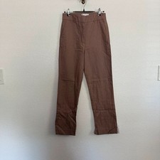 NWT Asos Linen Cotton Pants 4 Brown
