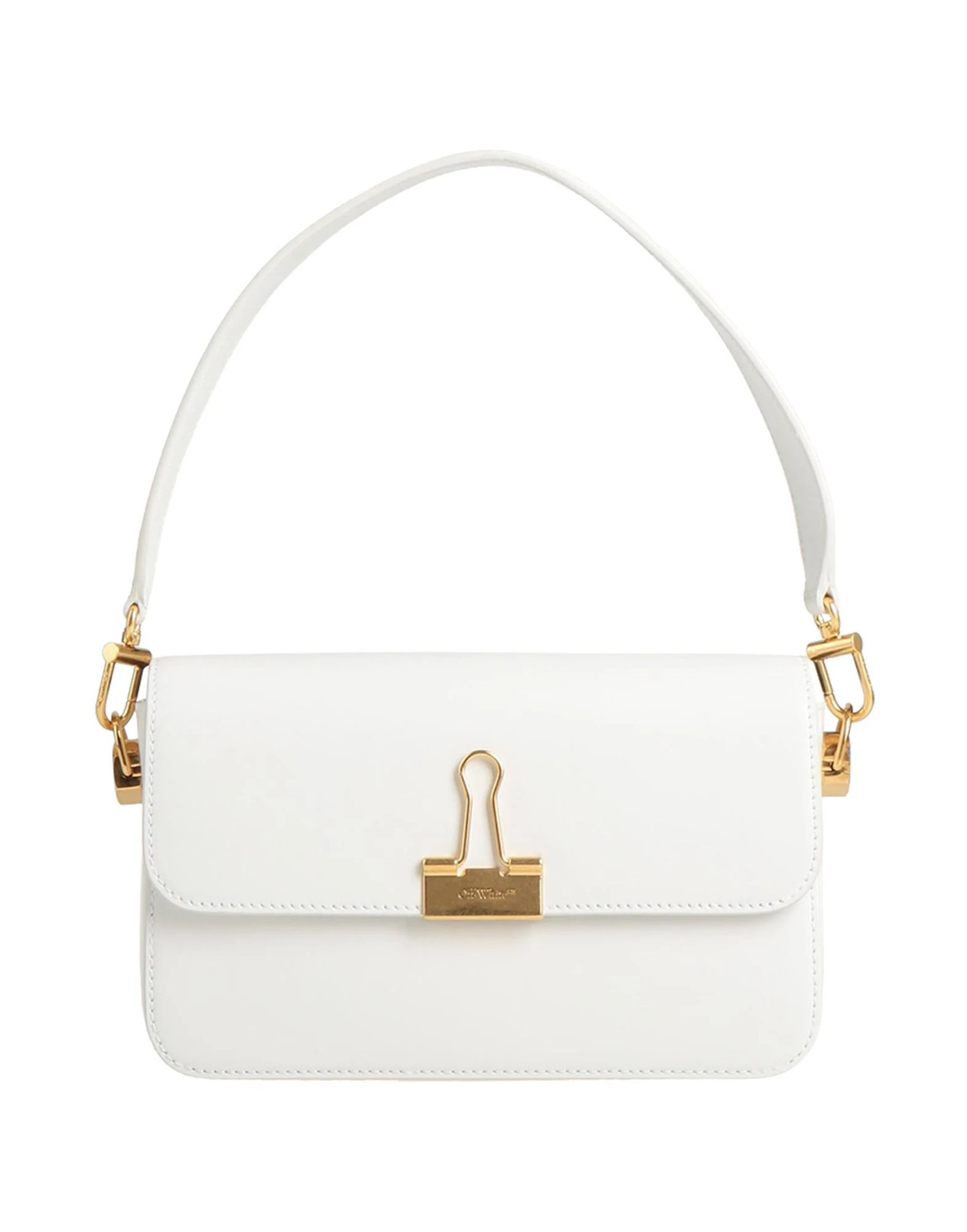 Off-white - Women - Leather Flap bag - White 277990₽