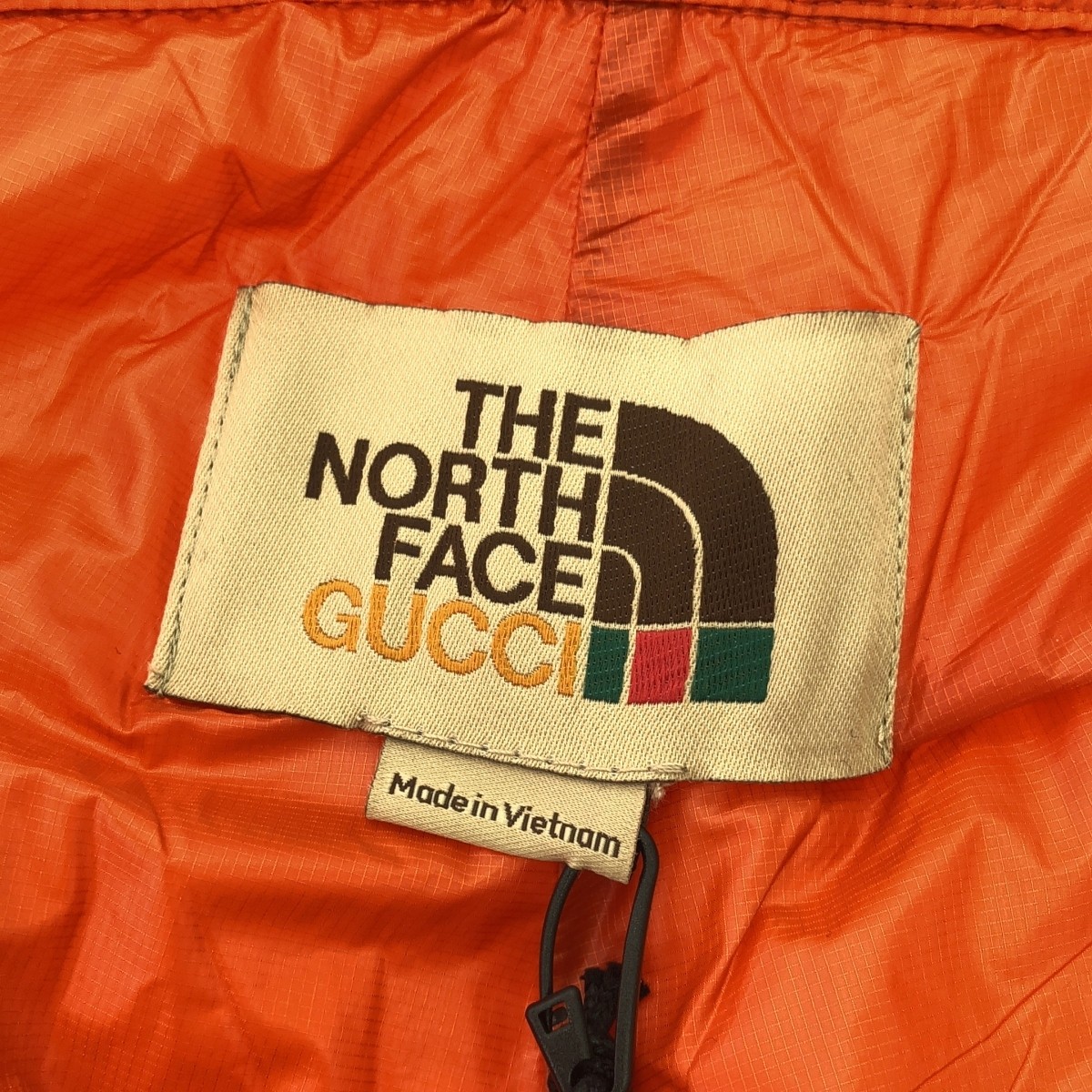 GUCCI THE NORTH FACE Nylon Down Cargo Pants L Orange Men s thumbnail 6