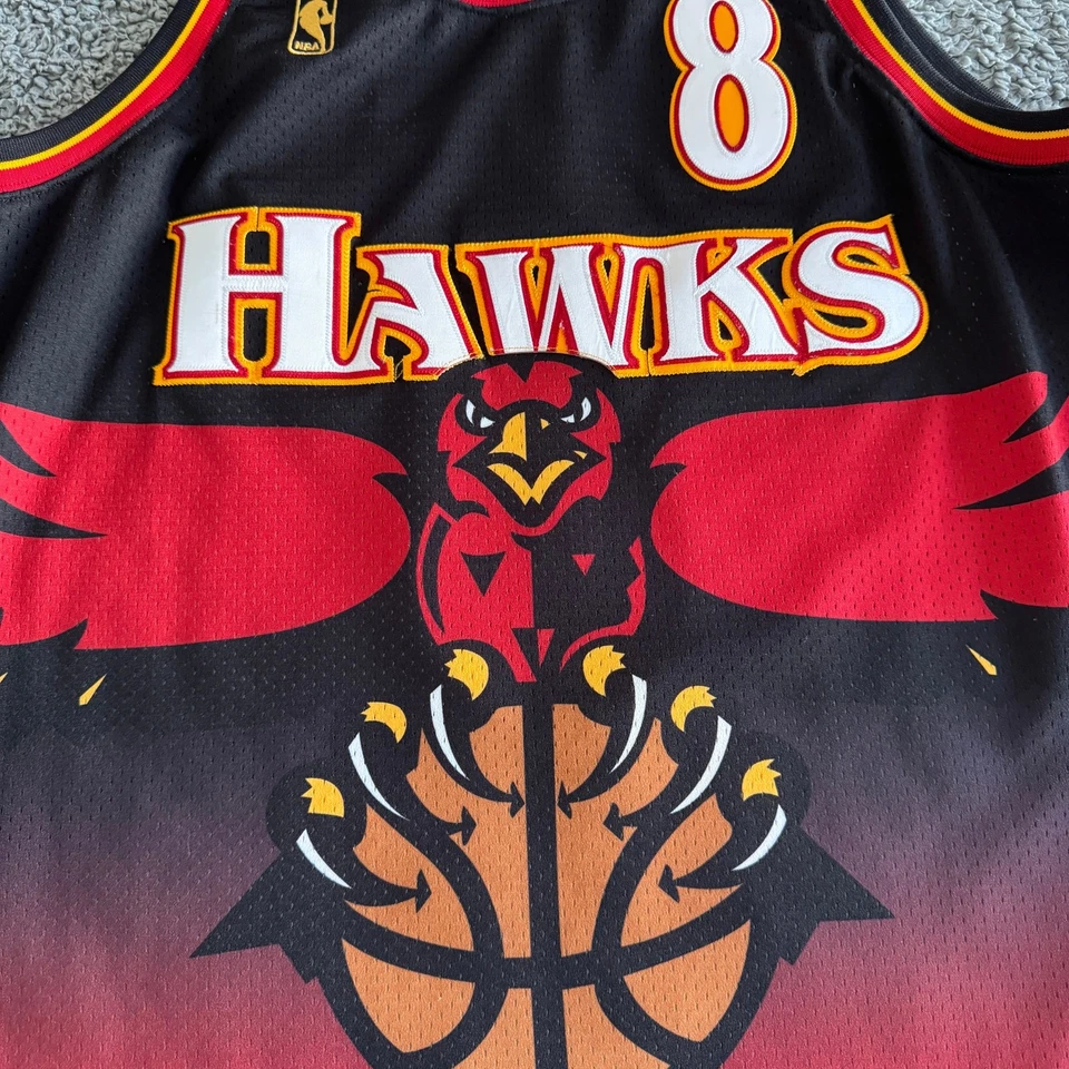 Authentic Mitchell & Ness NBA Atlanta Hawks Steve Smith 1996-97 Jersey Sz 44 L - Image 3 of 4