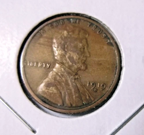 1919 D Lincoln Cent XF