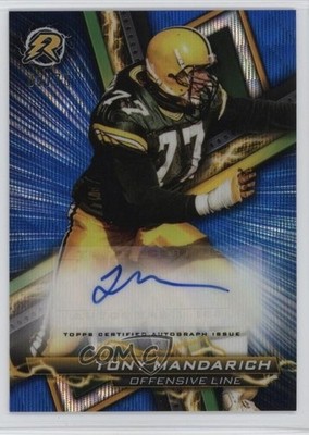 2023 Topps Composite Blue Surge Refractor 2/75 Tony Mandarich #RA-TM Auto 15sx