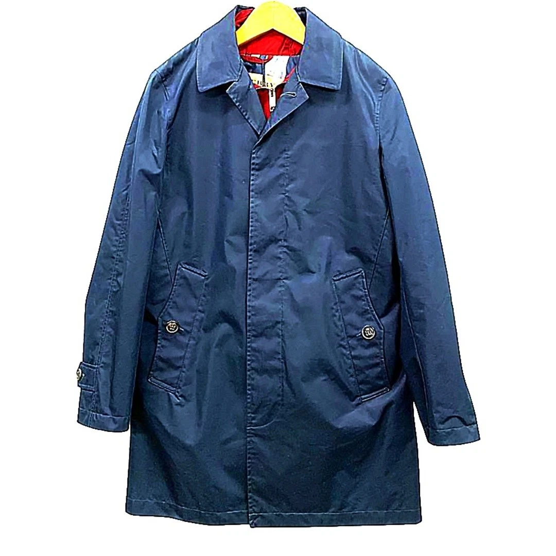Cappotto Burberry Sutenkara uomo blu navy taglia 44AFB32 usato0