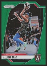 2024 Panini Prizm WNBA #96 Allisha Gray Green Prizms