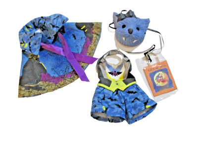 MUFFY VANDERBEAR Tricky Treat Trio Countess Muffula Outfit & Treat Bag Halloween