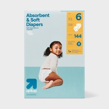 Disposable Diapers - Size 6 - 144ct - up&up