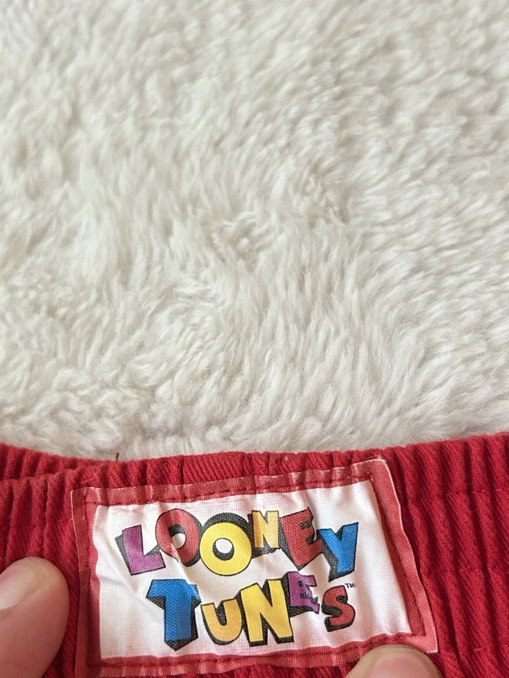 Vtg 90s Looney Tunes Warner Bros Bunny Baseball Shorts Single Stitch 5-6 T - Изображение 3 из 4