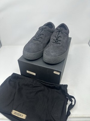 Yeezy Crepe Sneaker Season 6 Thick Shaggy Suede Graphite Size 8US Or 41EU NEW