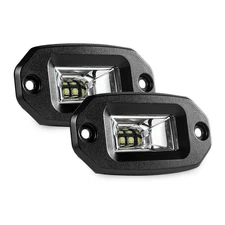 20W Flush Mount LED Pods, Flood LED Work Light Bar, Offroad Backup Driving Lamp
