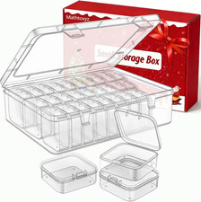 Bead Organizer Box, 31Pcs Small Beads Organizers and Storage Plastic Cases Mini