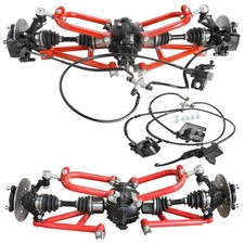 Front Rear Suspension Swing Arm Kit Steering Knuckle for 4WD ATV Quad Buggy