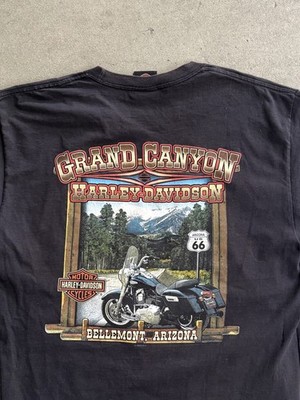 Vintage Harley Davidson T-Shirt Herren L 2000 Grand Canyon Arizona