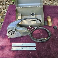 Vintage Porter Cable Hand Planer Model 167 W Fence And Case, Tested As Working