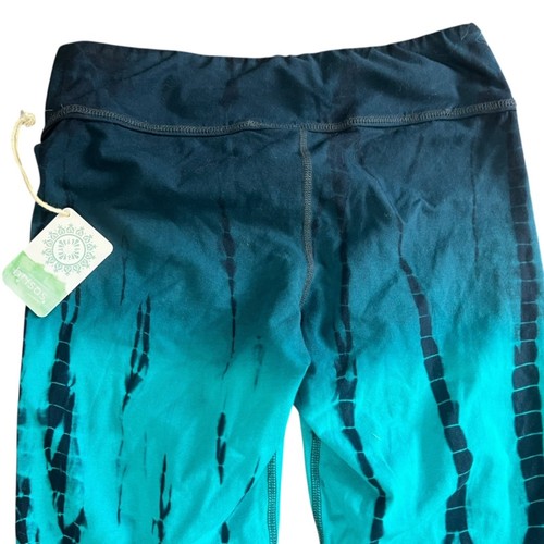 NWT Brisa’s Womens Blue Ombre Cropped Leggings Size Medium - Picture 6 of 7