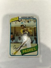 1980 Topps - Ozzie Smith #393 HOF 2nd Year San Diego Padres