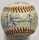 1991 New York Mets Team Signed Baseball PSA/DNA Gooden Viola Franco Coleman Cone