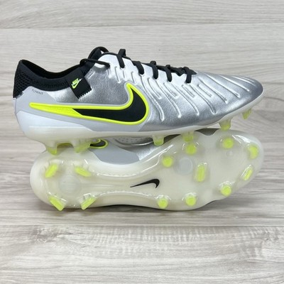 Nike Tiempo Legend 10 Elite FG Pro Silver Soccer Cleats Mens  display picture 2