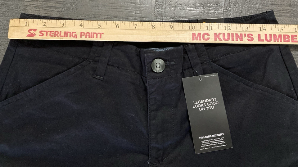 Lee Legendary 9 Chino Bermuda Pantaloncini Donna, Safari, Taglia 44, Vestibilità Regolare