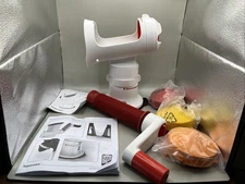 Tupperware Fusion Master Spiralizer With Base And 3 Colored Cutting Blades New