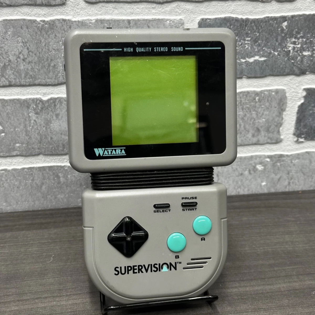 CONSOLE WATARA SUPERVISION + 19 cartucce retrogaming vintage consolle