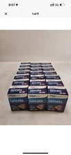 Lot of 21 True Plus Sterile Lancets 33 Gauge 100ct Box Diabetic Glucose Testing 