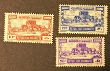 Libanon 1949, Zitadelle v. Byblos, Mi. 417,418,419**