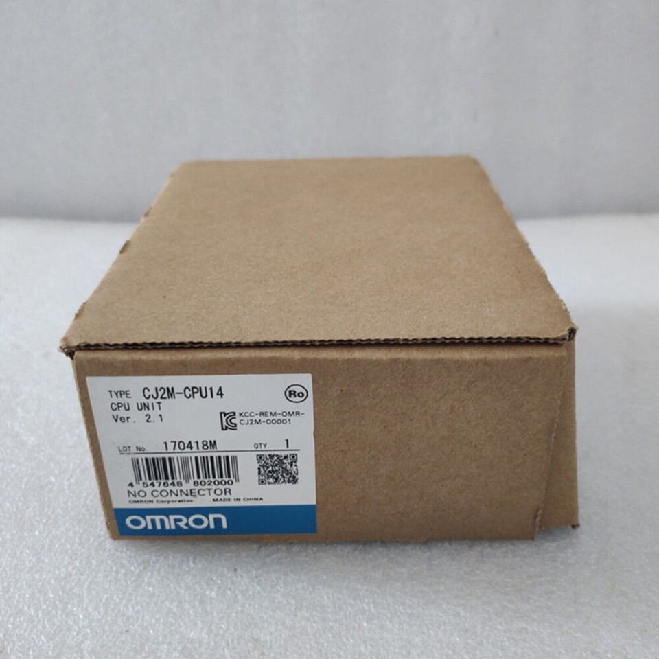 Omron CJ2M-CPU14 Unit PLC Module One New CJ2MCPU14 Expedited