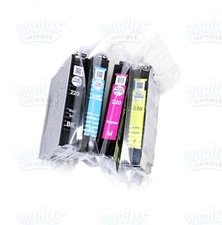 4 Genuine Epson 220 Black & Color XP420 XP424 WF2630 WF2650 WF2660 (NOT Initial)