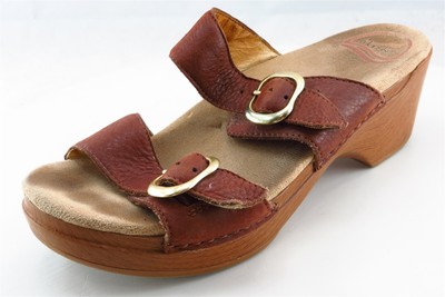 Dansko Slides Brown Leather Women Shoes Size 38 Medium (B, M) | eBay