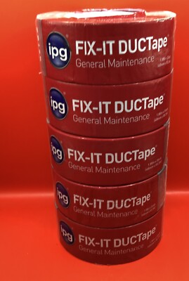 Lot Of 5  Ductape Ipg Fix-it Dutctape General Maintenance 188in * 55yds