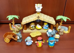 fisher price little people deluxe christmas story