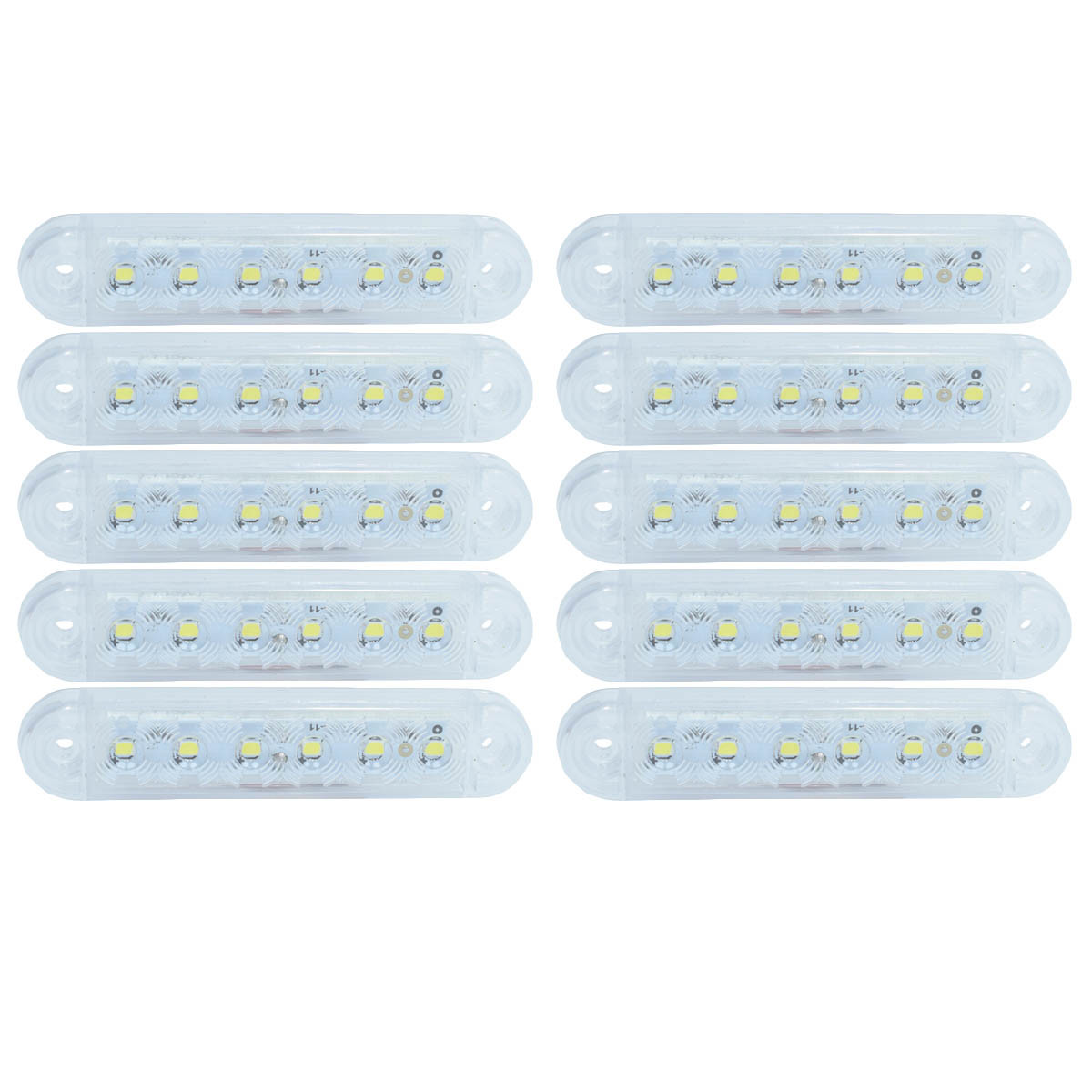 Feux de Gabarit LED 24V Camion Remorque Marqueur Latéral Orange x10