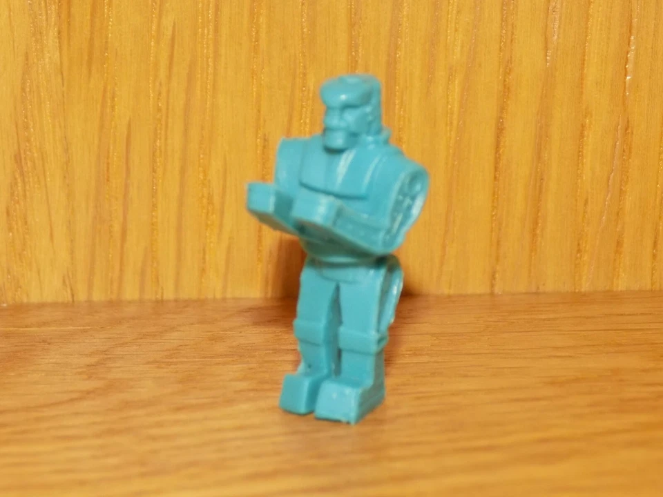 MICRO TOY BOX Micro Spielzeugkiste Serie 1 Miniatur Sammlerstücke Rock Em Sock Em Roboter - blau - NEU