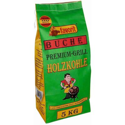 Favorit Premium Grillkohle Holzkohle Grillholzkohle Dutch Oven reine Buche 5kg