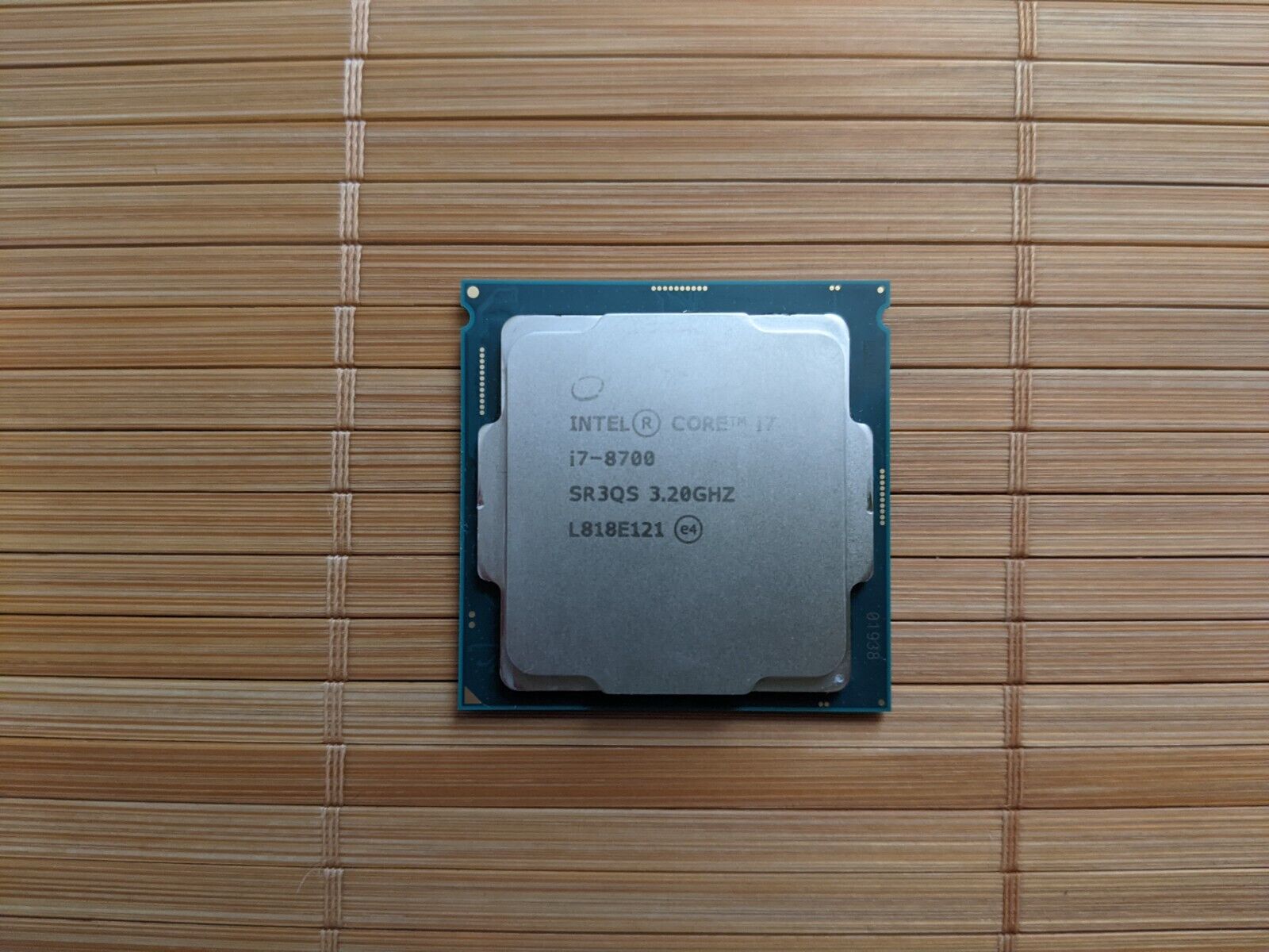 Intel Core i7-8700 Processor (3.2 GHz, 6 Cores, LGA 1151) - SR3QS