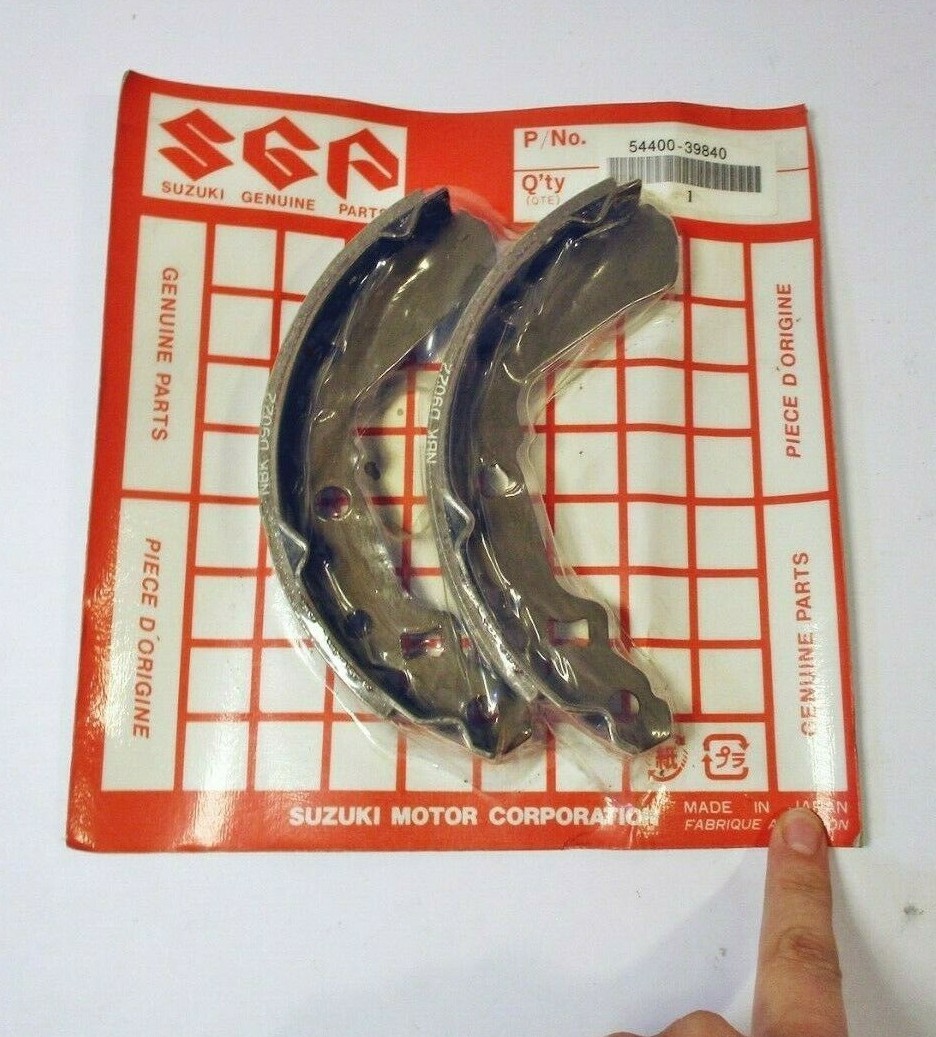SUZUKI LTF300 NEW FRONT BRAKE SHOE SET 54400-39840 LTF 300 LTF4WD