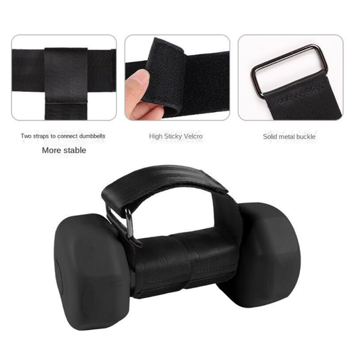 Dumbbell Foot Attachment Tibialis Trainer Adjustable Ankle Straps Weight Lifting - Picture 7 of 17