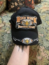 Vintage Bike Week Daytona Beach 2005 Black Hat Motorcycle Biker Beach