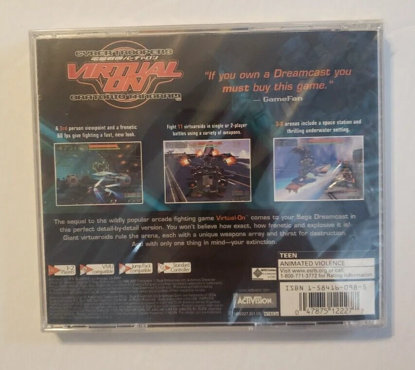 Virtual-On: Oratorio Tangram (Sega Dreamcast, 2000) - Image 2 of 2